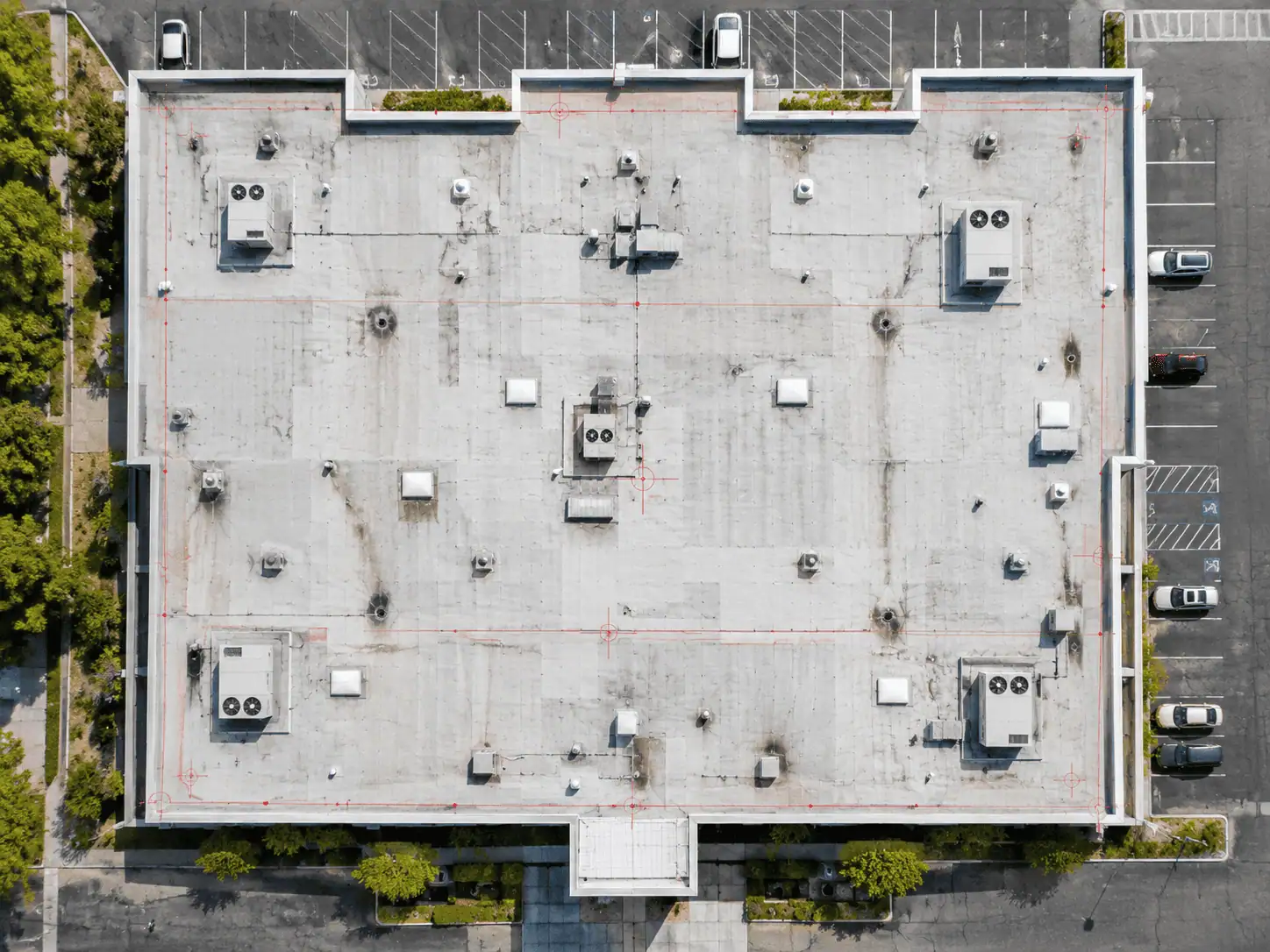 Processed orthomosaic and deliverable output from drone capture